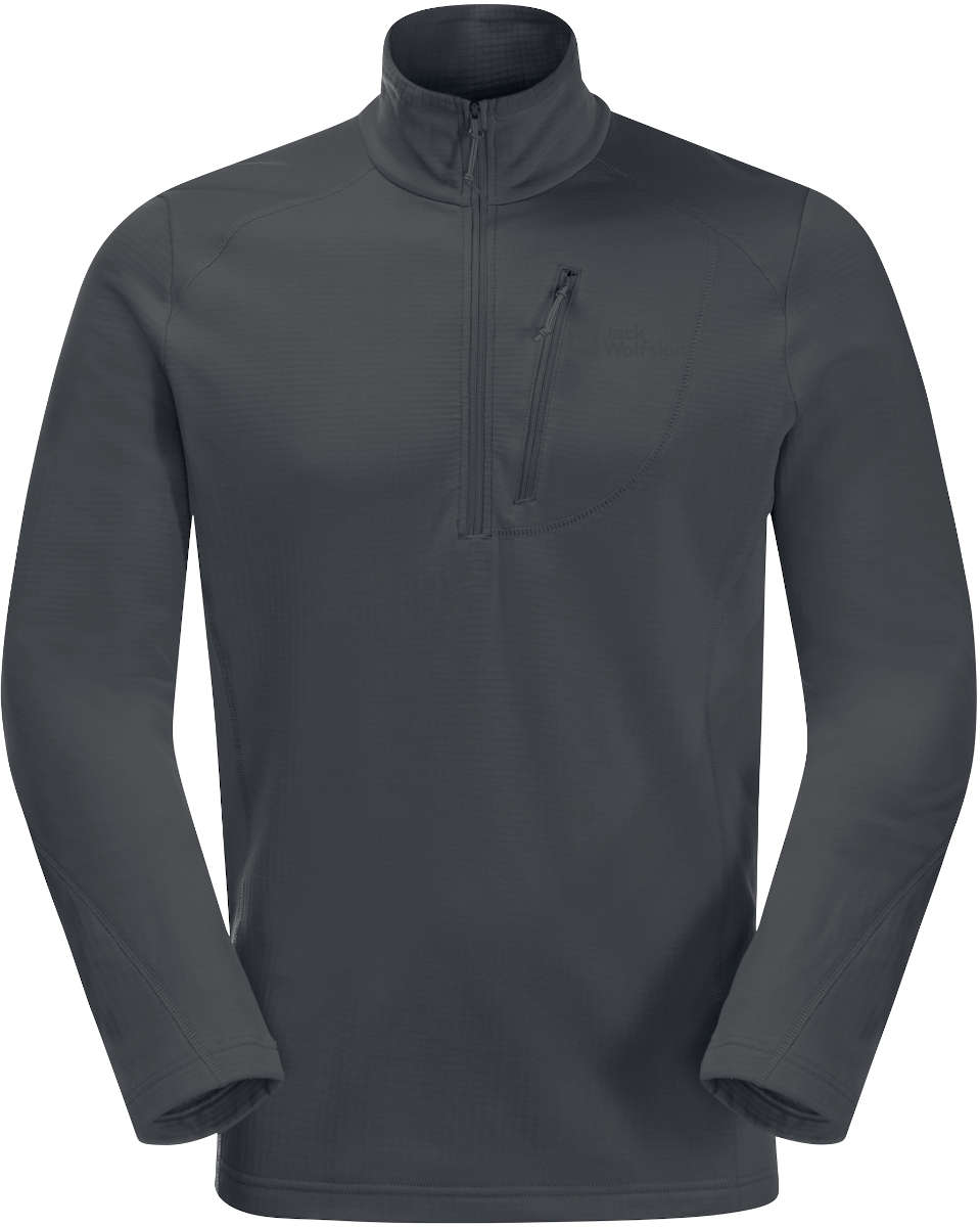 Jack wolfskin fashion half zip fleece